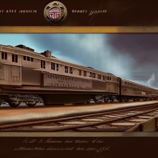 1940s American train