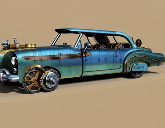 steampunk car