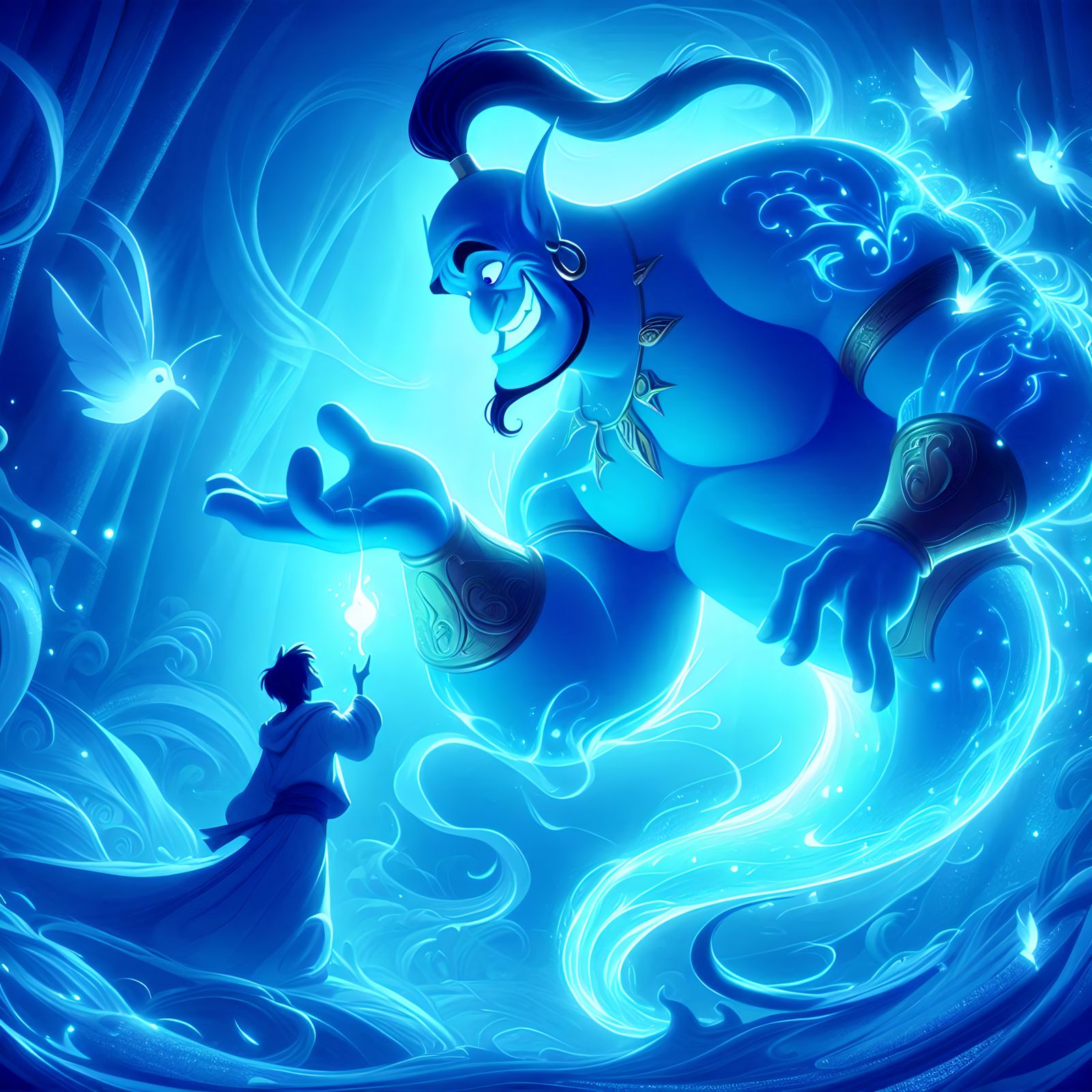 Aladdin and The Genie
