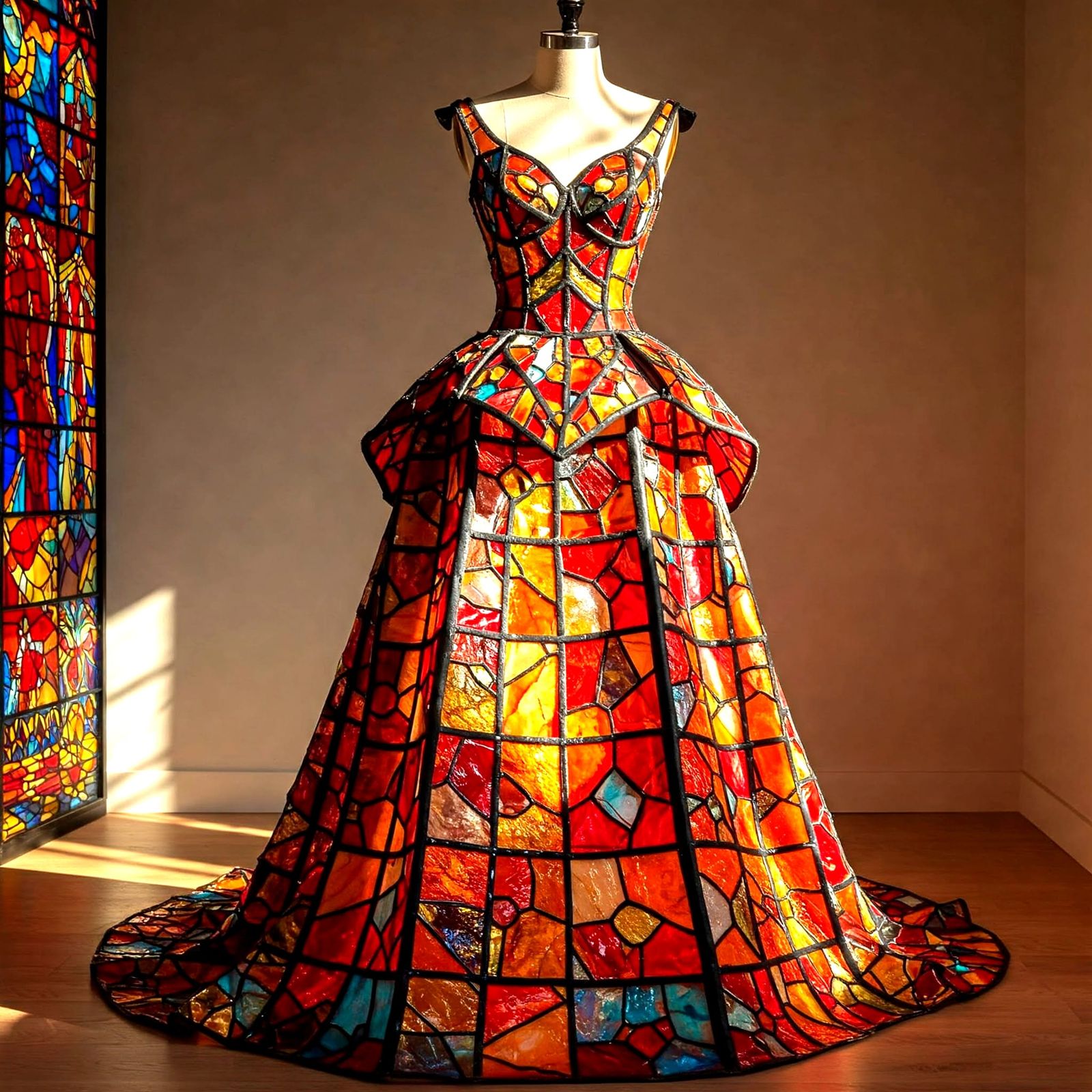 An Illuminated Gown
