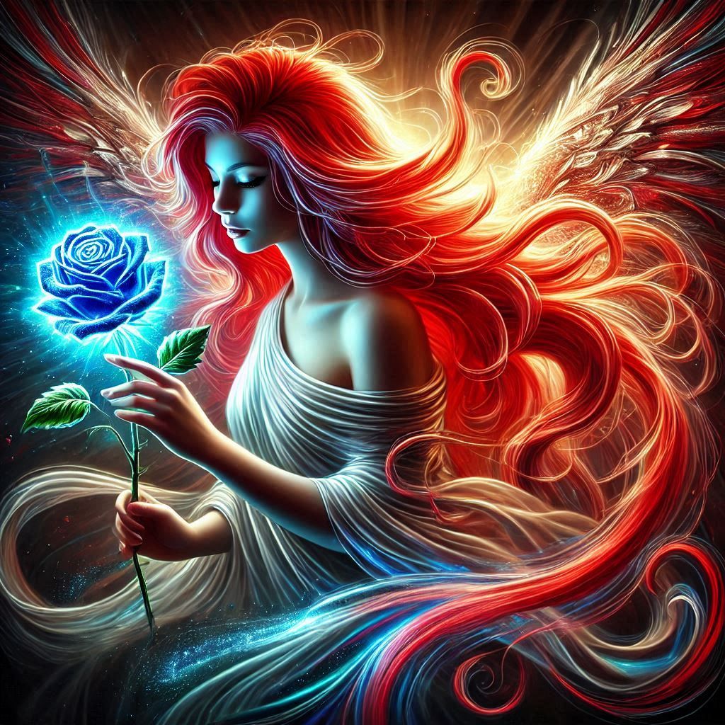 Angel and the Blue Rose!!