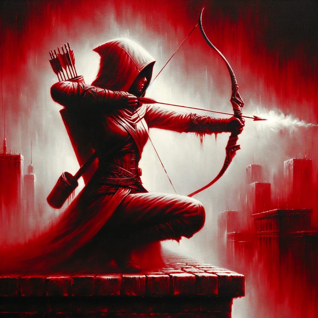 The Hooded Warrior (8)  by @MsJak2u