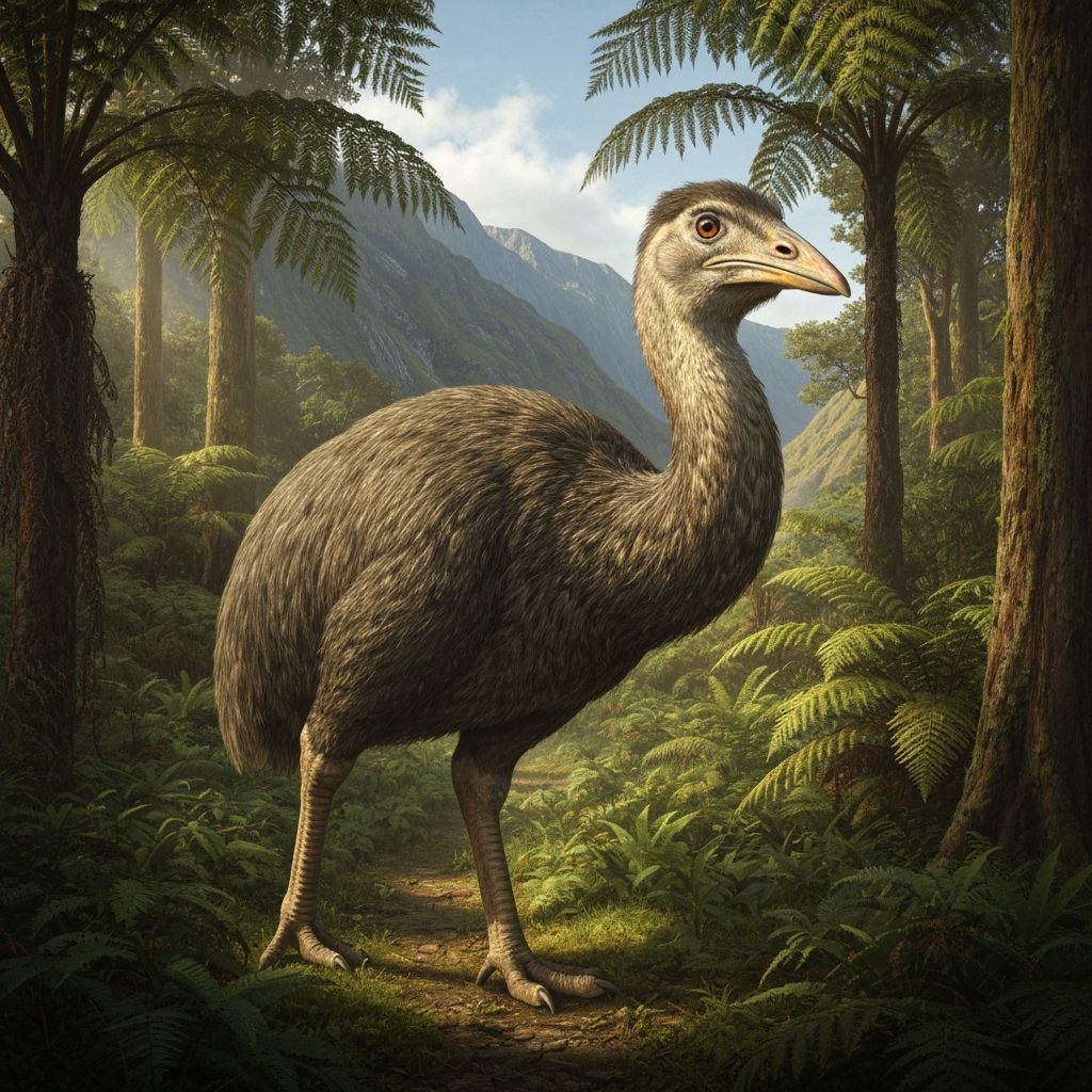 Broad-Billed Moa, 15th-Century New Zealand  by @Stochastic Frogman