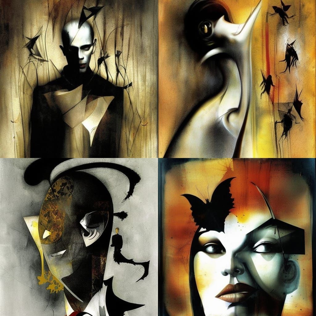 by Dave McKean AI Generated Artwork NightCafe Creator