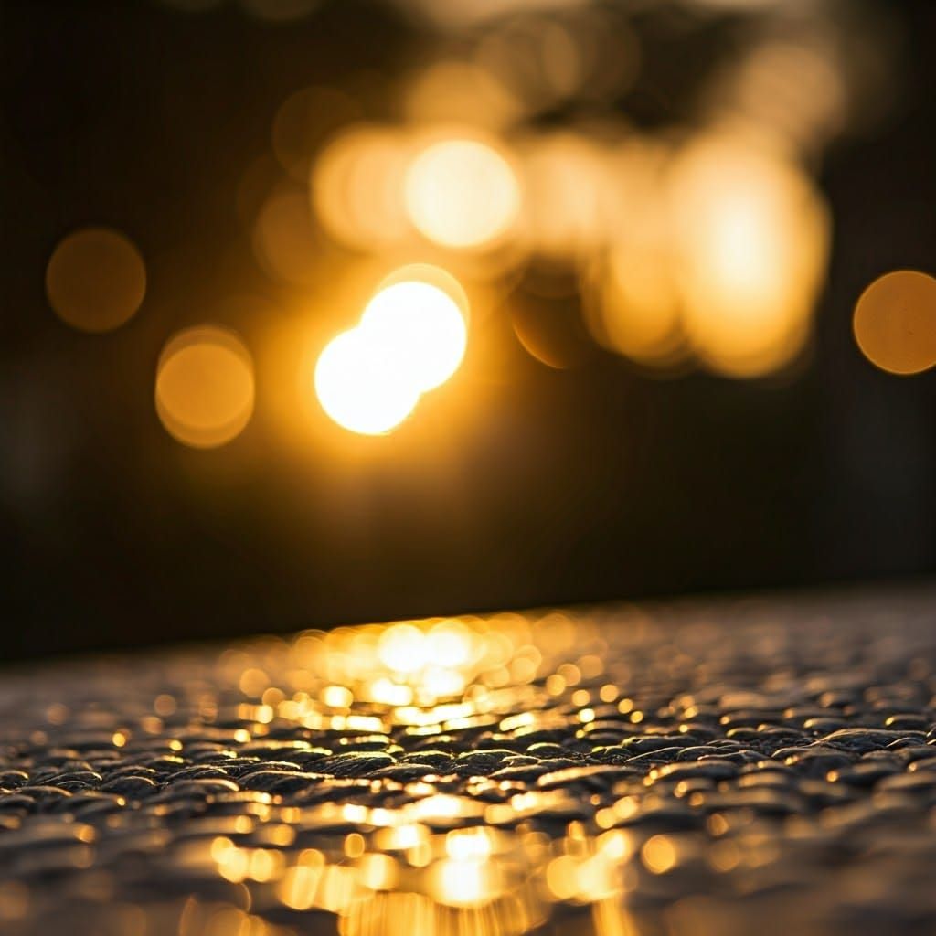 Typical Israeli Landscape in Warm Golden Light