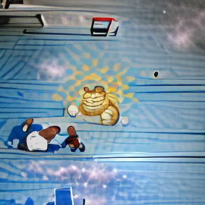 Snorlax boxes Mike Tyson on the sun