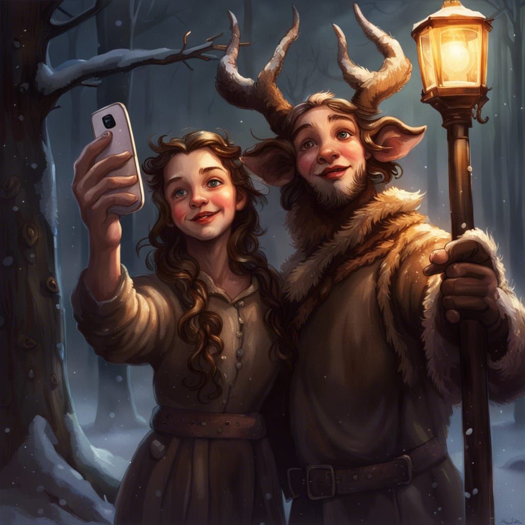 A Selfie With a Faun