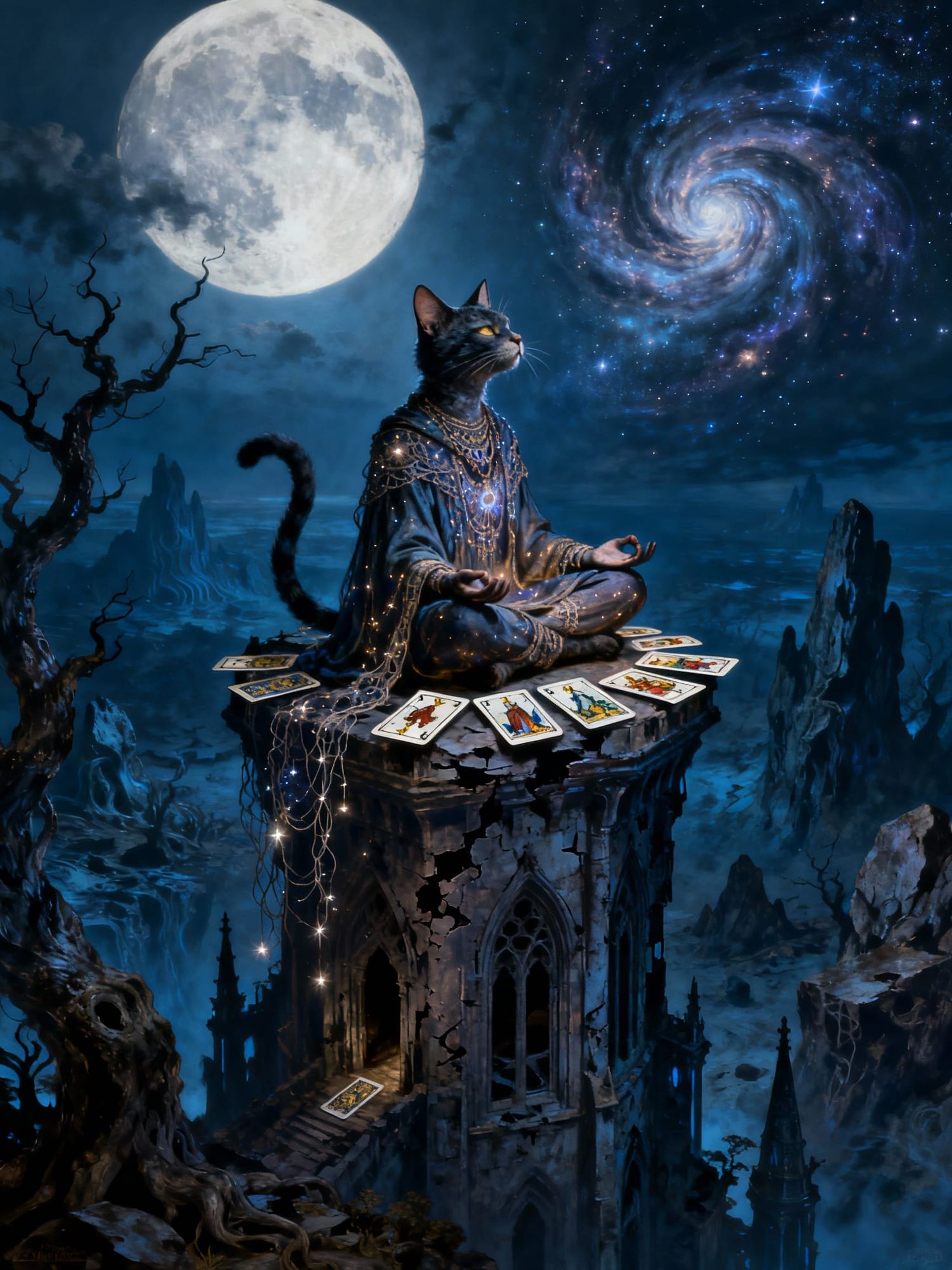 Magical Mystical Wizard Cat