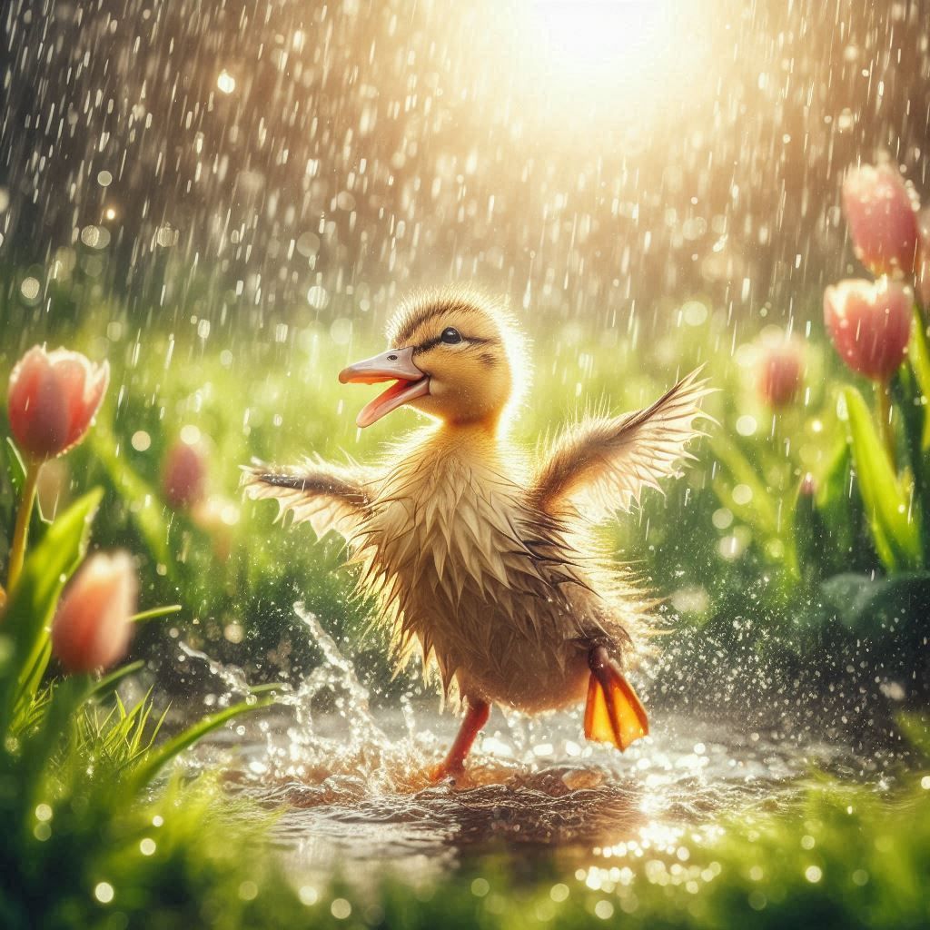 Dancing duckling