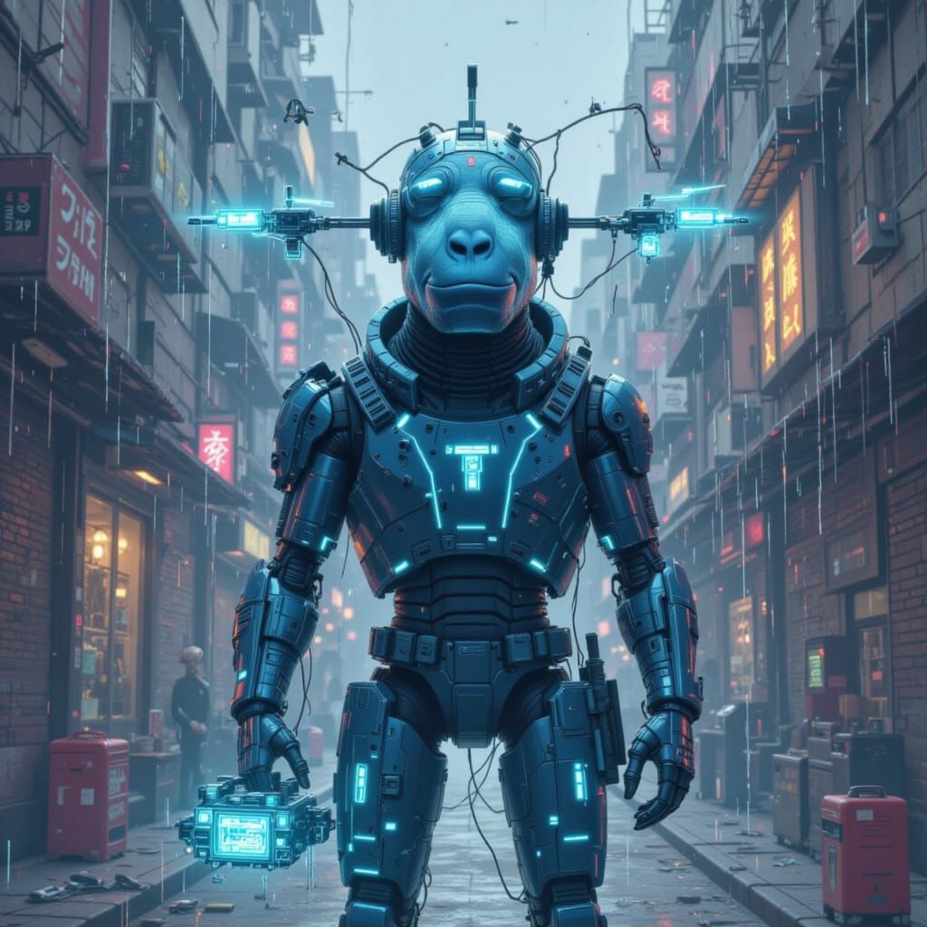 <lora:Cyberpunk Style:1.2>

The City Maintenance Drone Handler