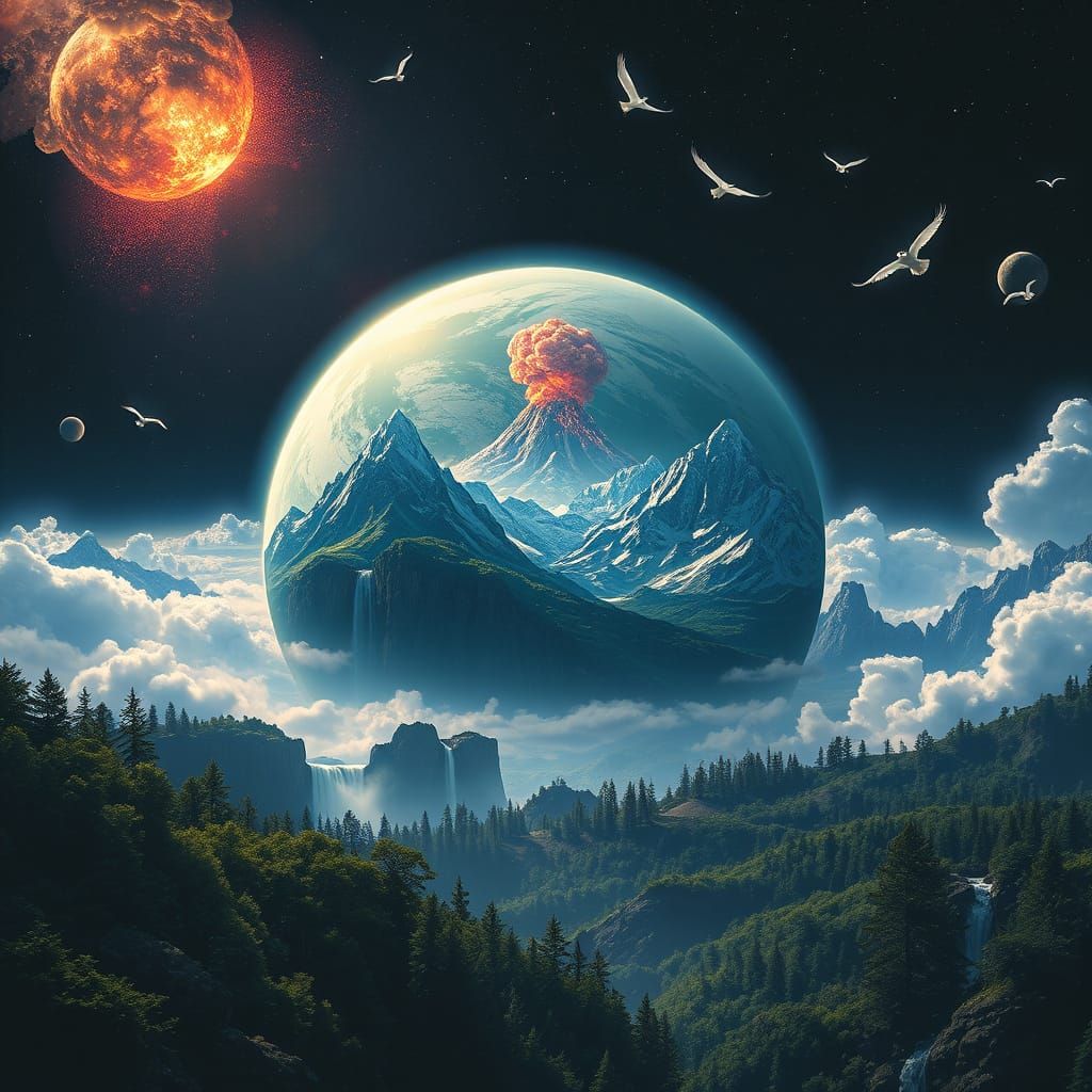 Buble planet  by @Gucky