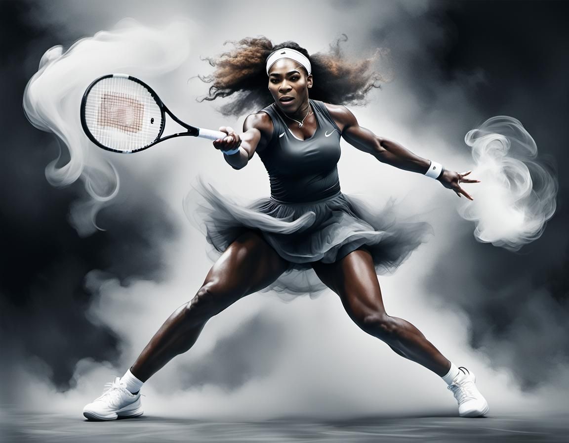 Serena in smokin’ hot form  by @Radiohead