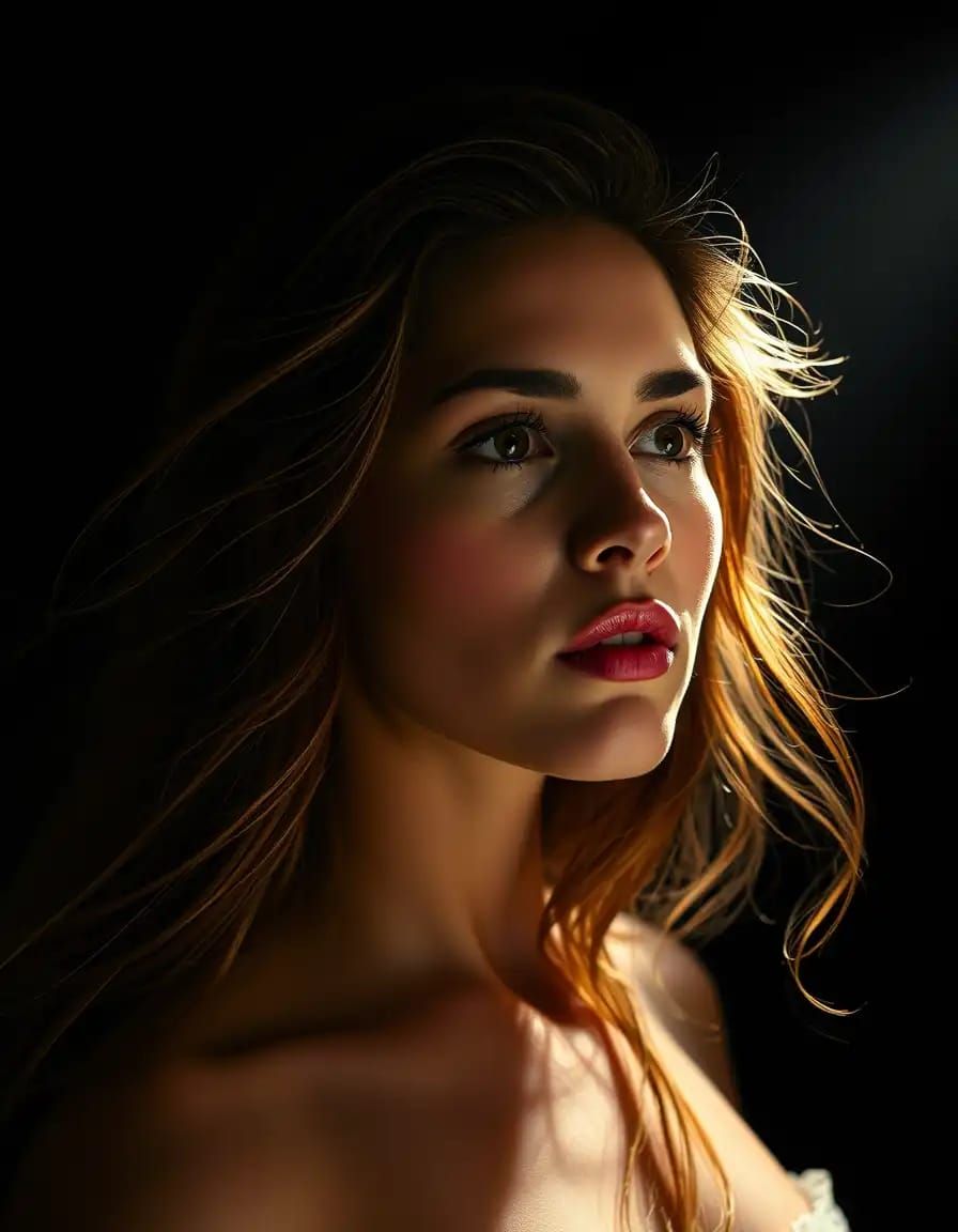 A beautiful woman's portrait