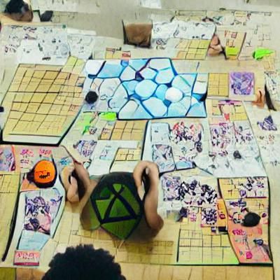 Hex Board Game tournament anime