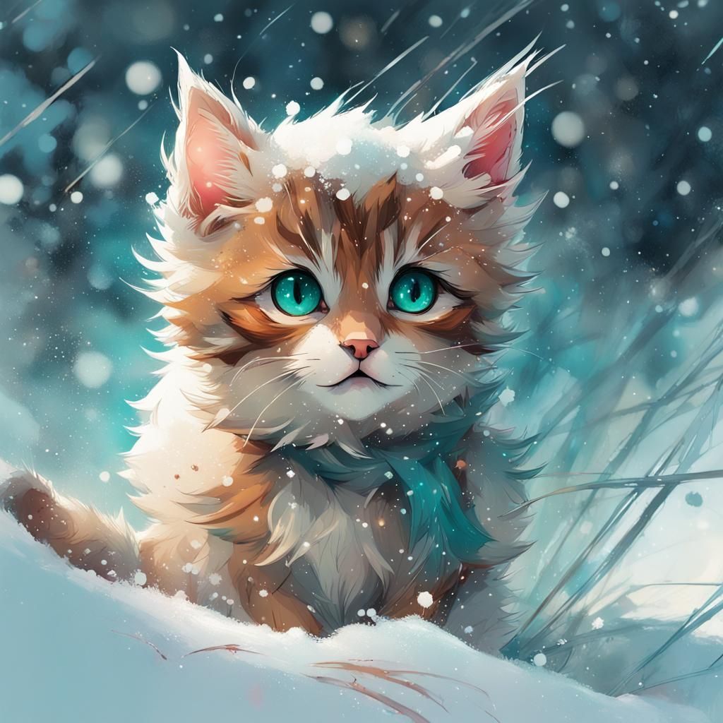 Snow Day! - AI Generated Artwork - NightCafe Creator