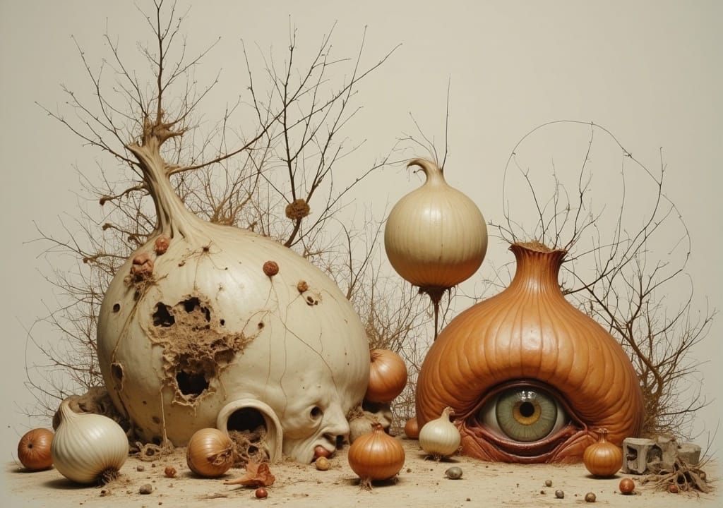 Scenic Onion Fields Landscape Photograph