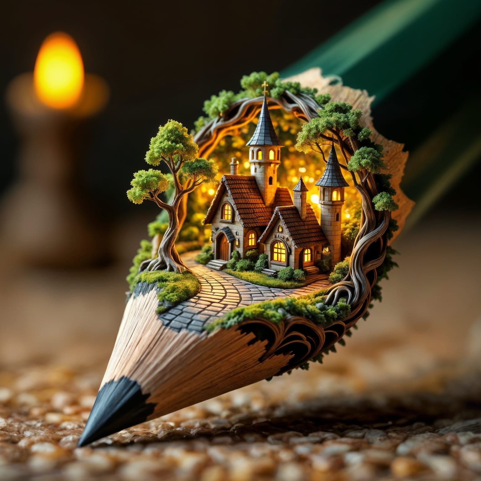 Pencil Metamorphis  by @AI Armand 