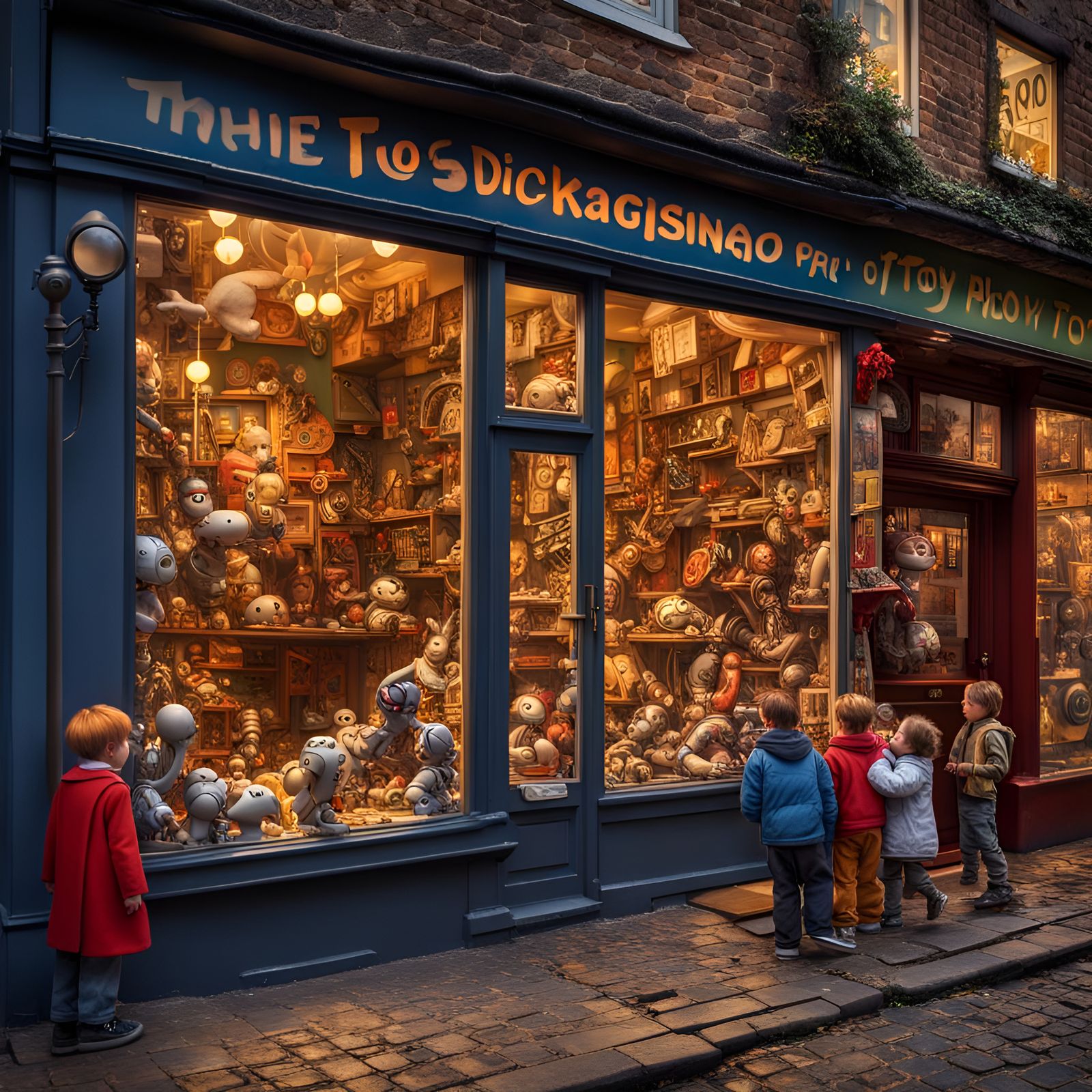 ..it was a magical toyshop as I remember,just down a cobbled lane..where you would find children in awe looking through it's windows  by @MoiX