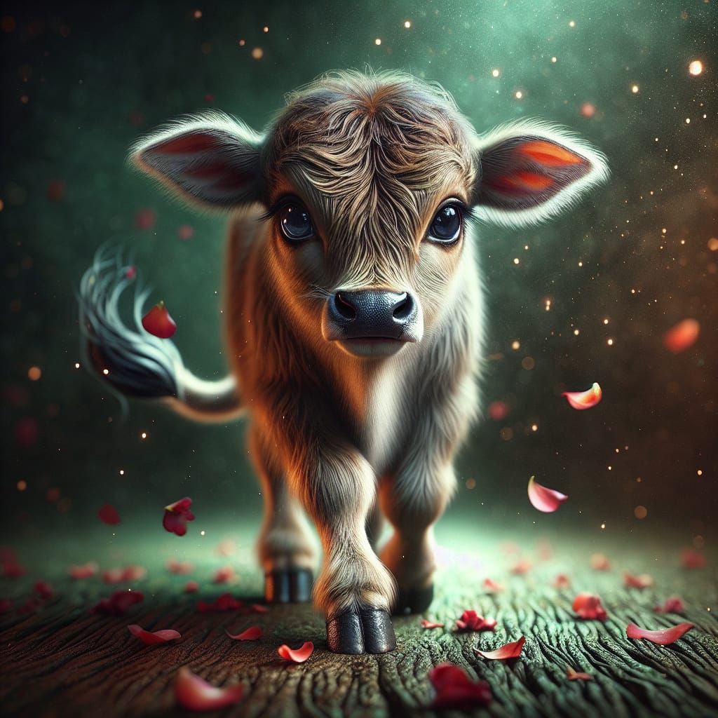 The Indian baby Cow
