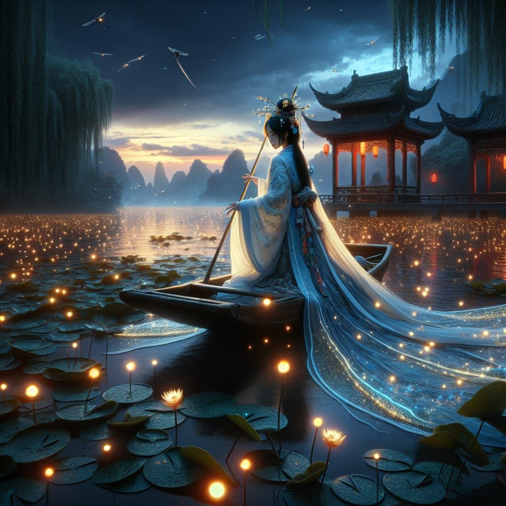 Water Lilies Picking  by @haightash wong