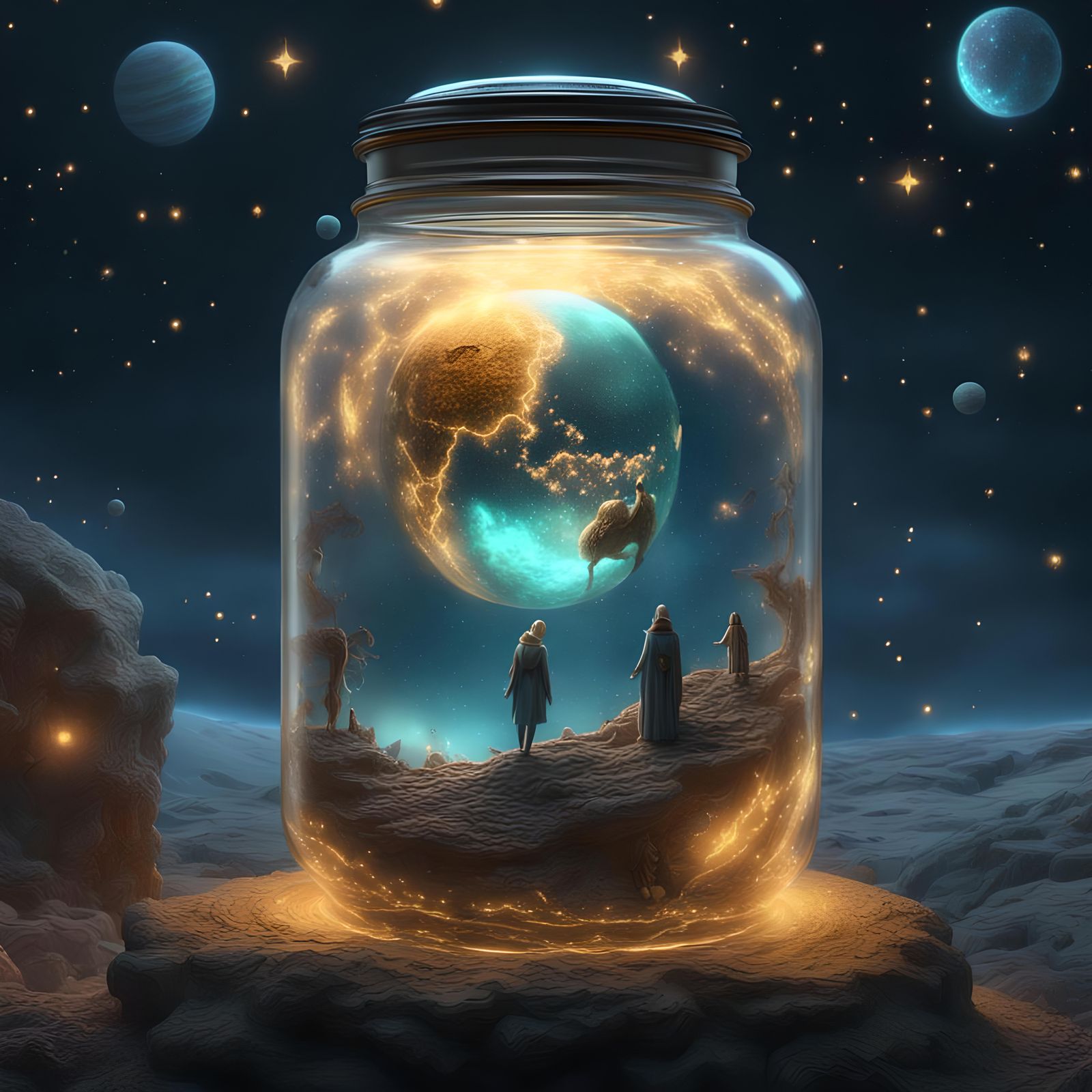 miracle in a glass  by @EB