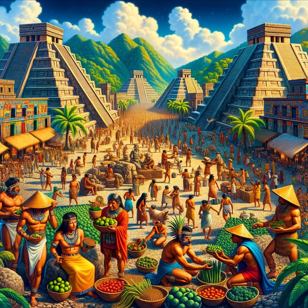 Aztec Socialism - AI Generated Artwork - NightCafe Creator