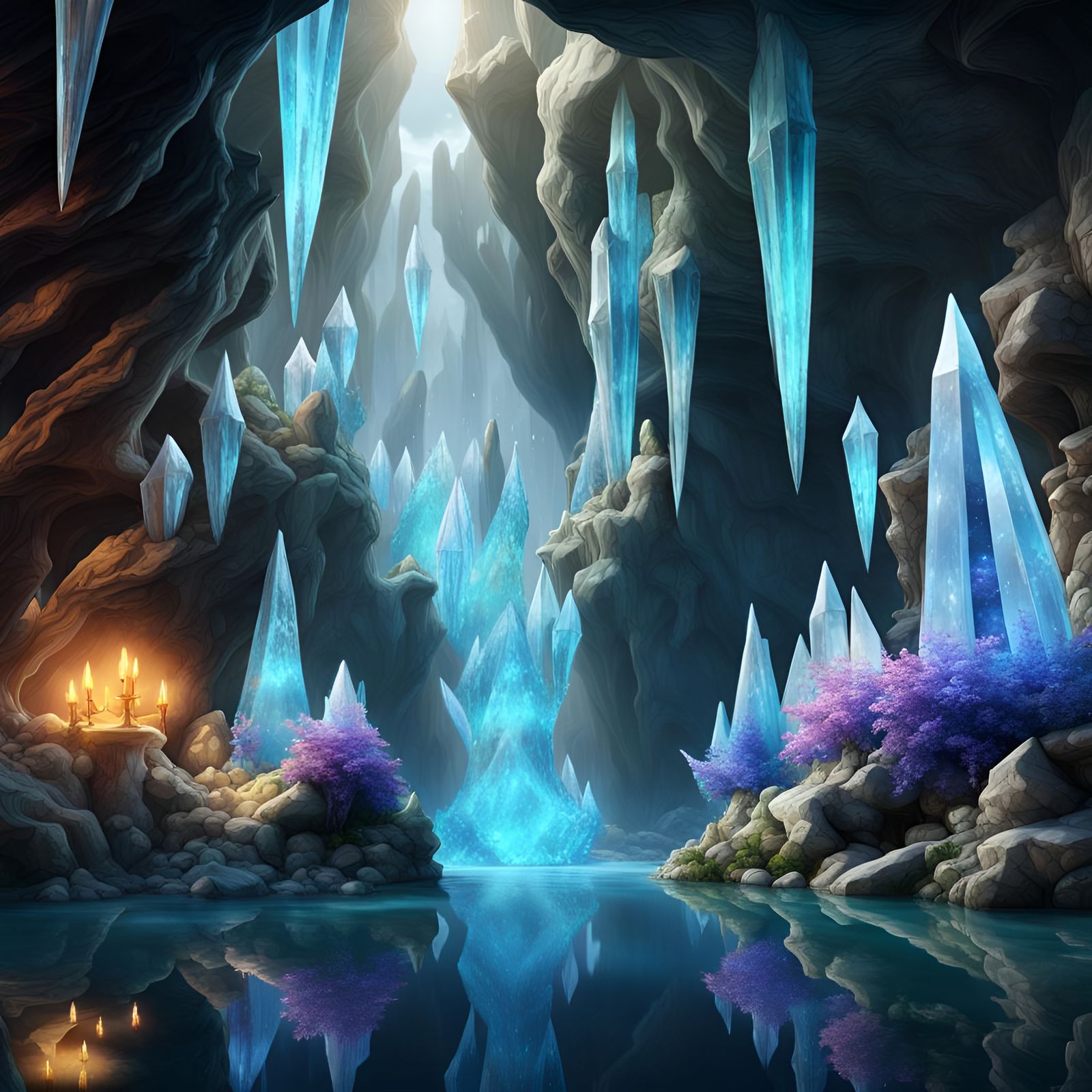 beautiful crystal cave