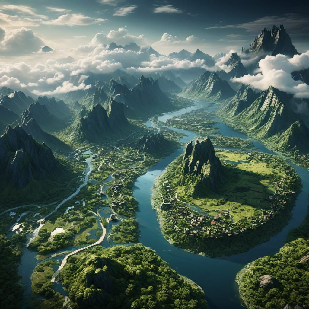 The Worlds From Above  by @Unreality One