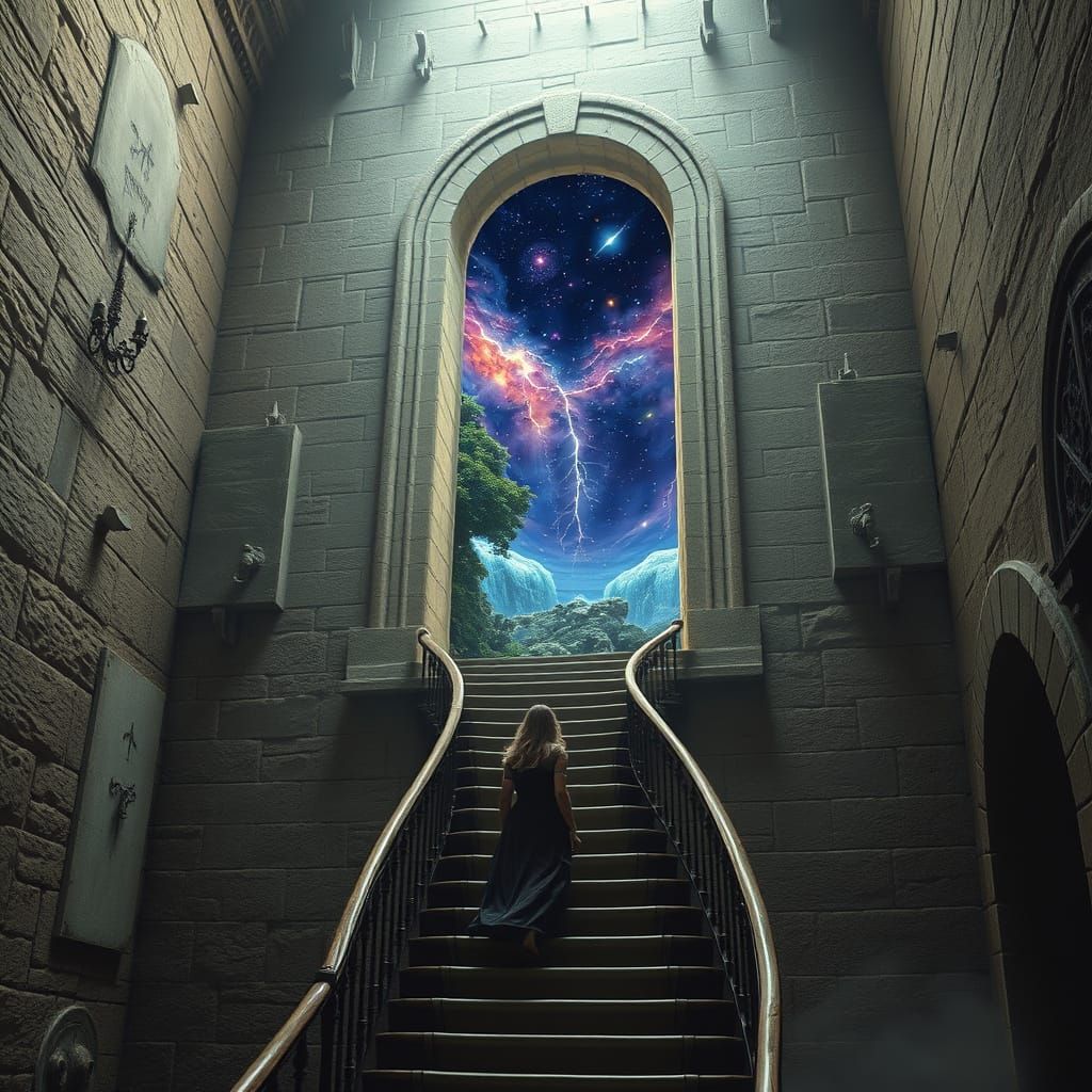 Unexpected Mysterious Door to Hidden Parallel World Dimensions  by @DreamyNCStudioMaster