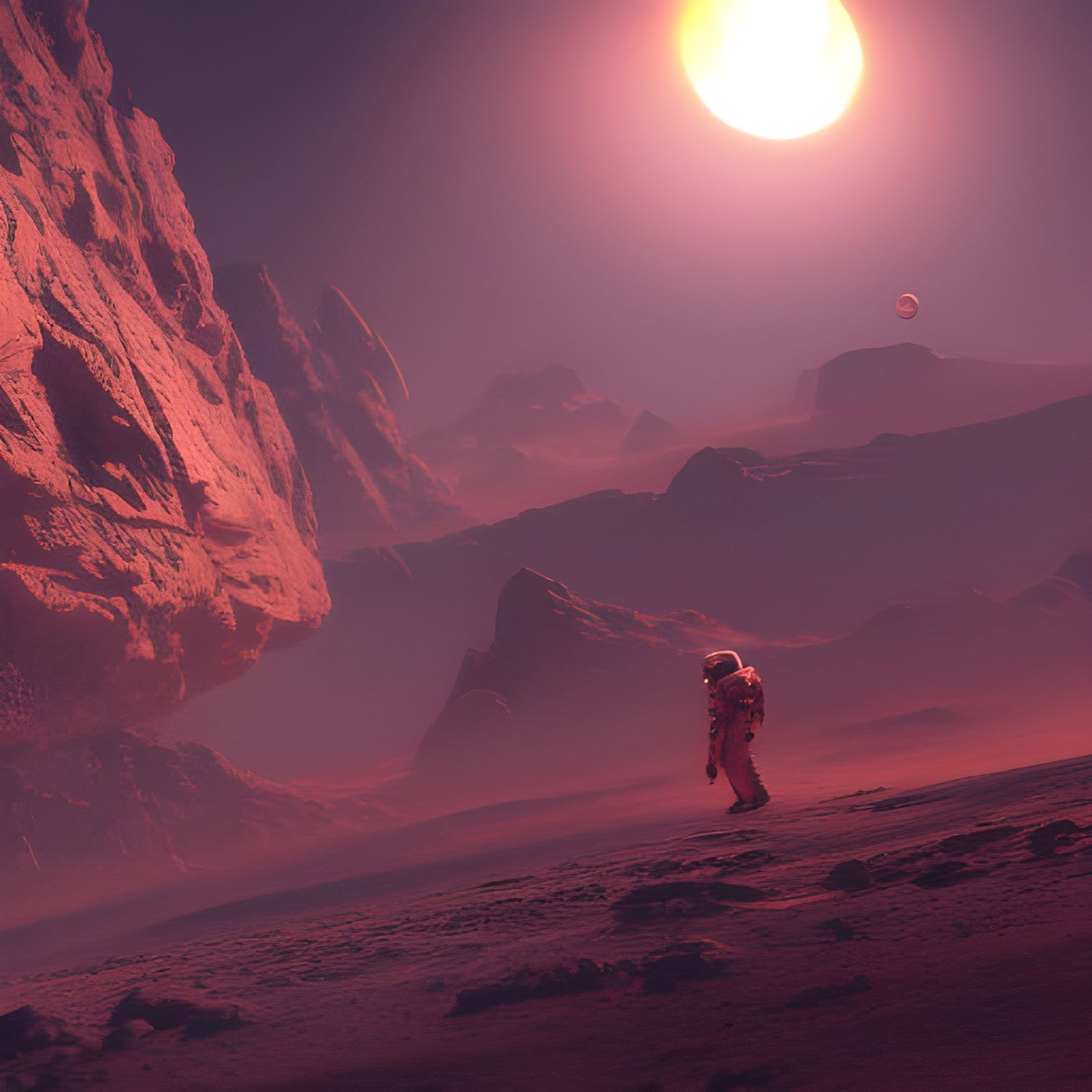 "I'm a man on a mission to Mars"  by @Kleo Ginger