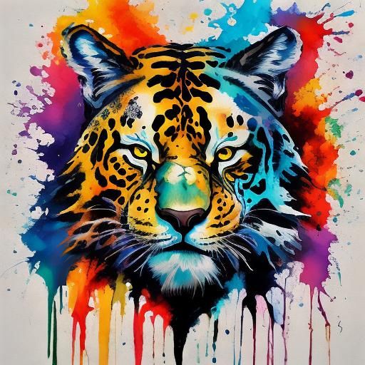 Spray paint animals