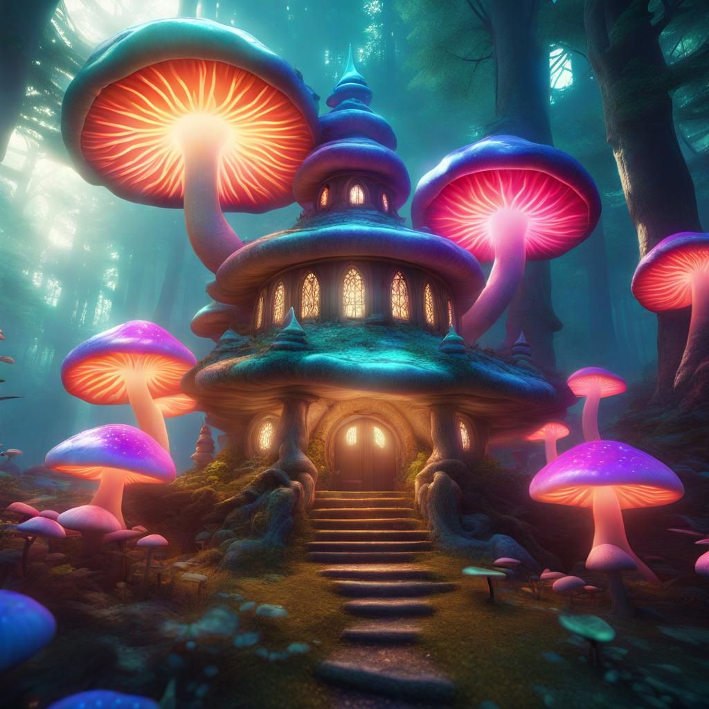 Sorority House, Fairy University - AI Generated Artwork - NightCafe Creator