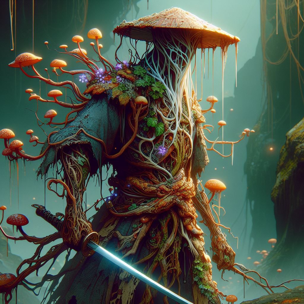 Myconid Samurai Warrior