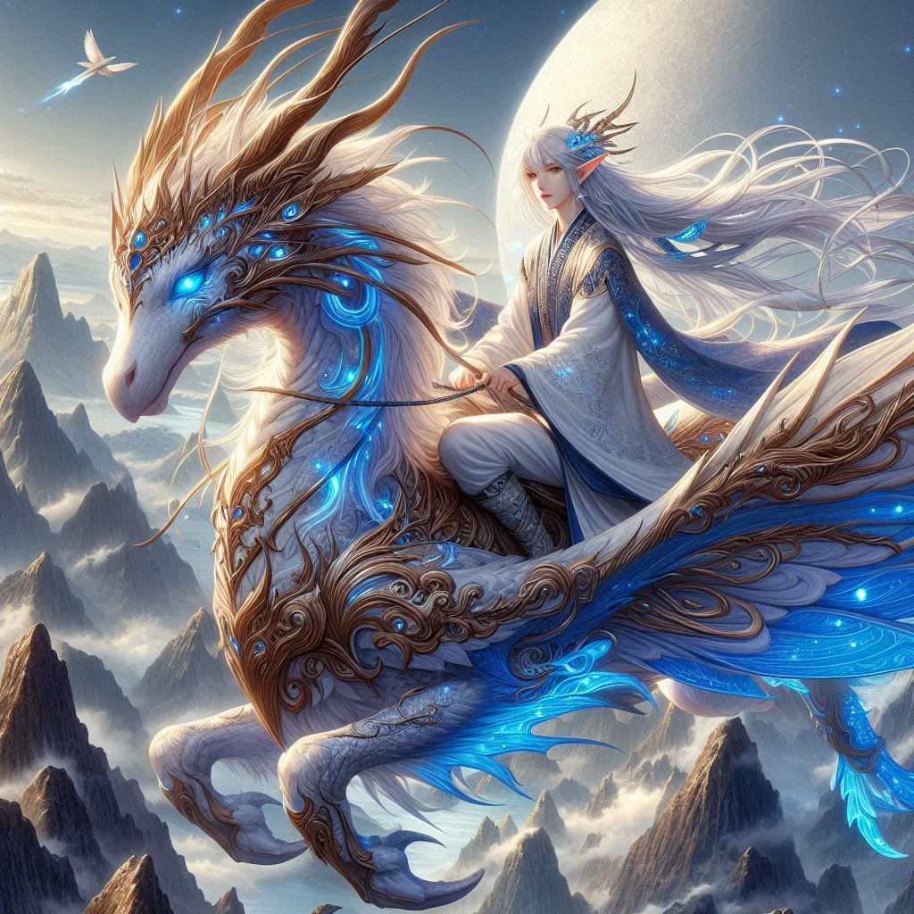 Yulie and His Wyvern Cielle