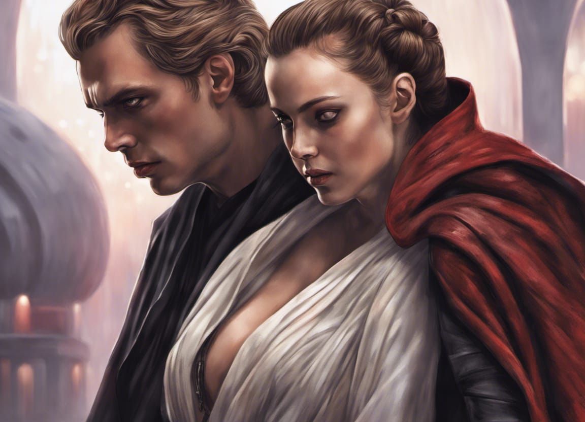 Queen Amidala as a Sith Lord seducing Anakin Skywalker on Co...