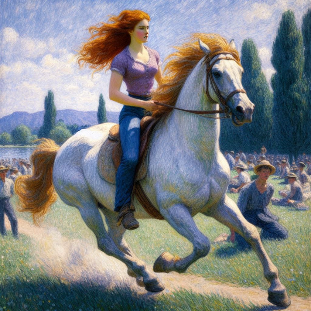 Pointedly Prancing in the Park