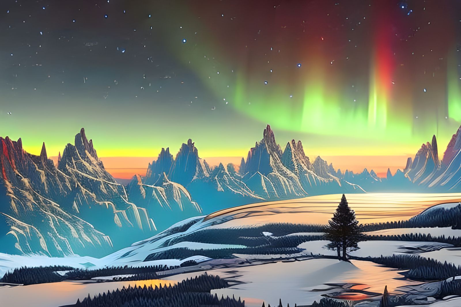 Aurora Borealis  by @AutumnBear