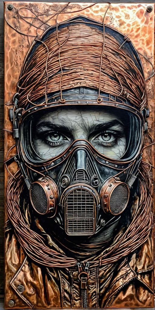 Copper face canvas by Art-icimp