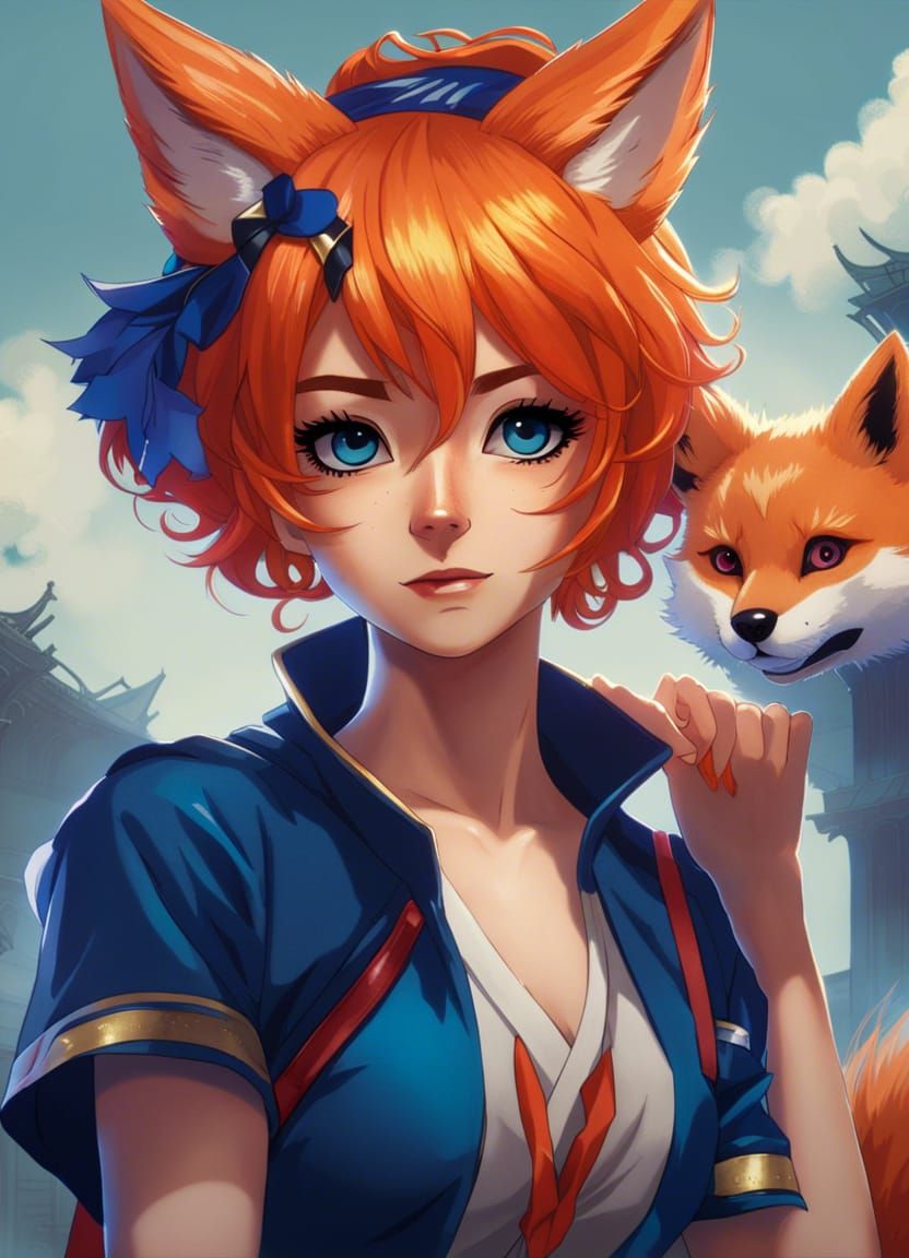 fox-girl - AI Generated Artwork - NightCafe Creator