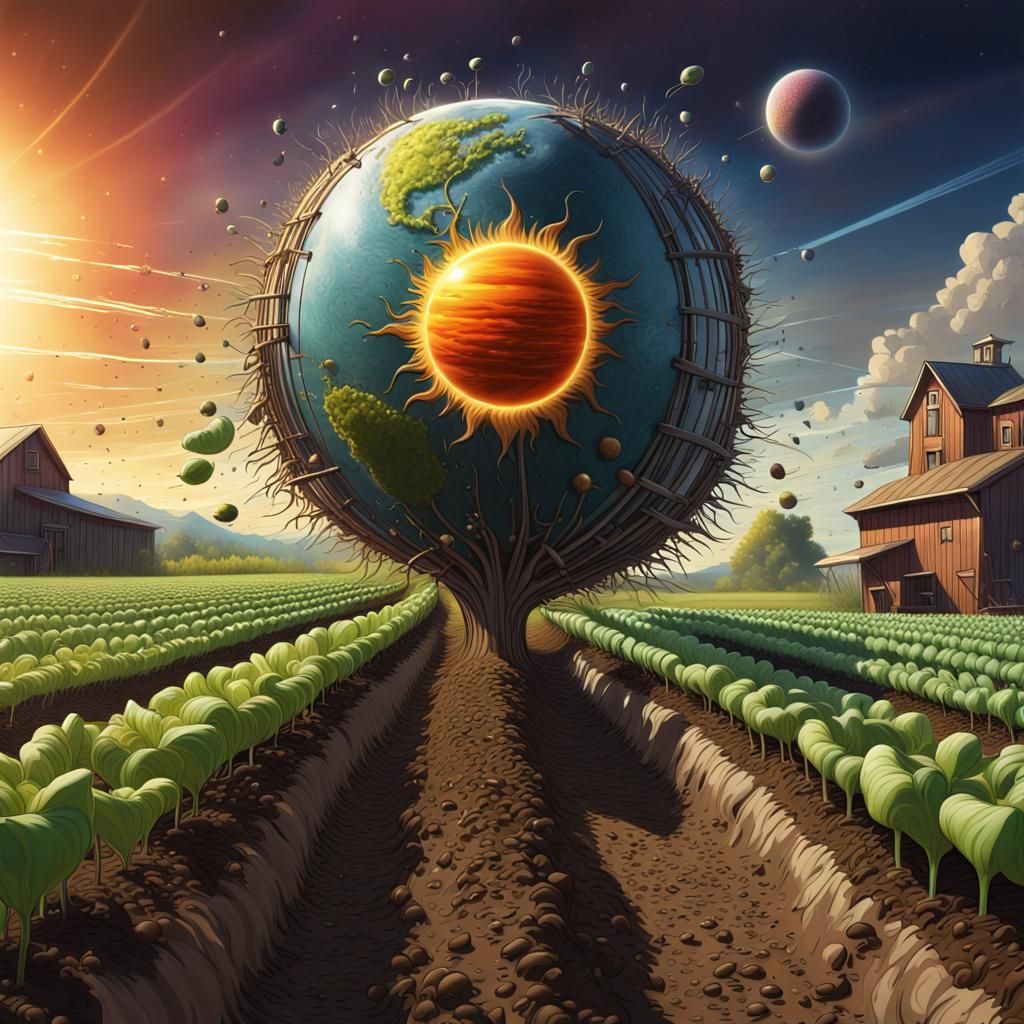 Strange scarecrow…
