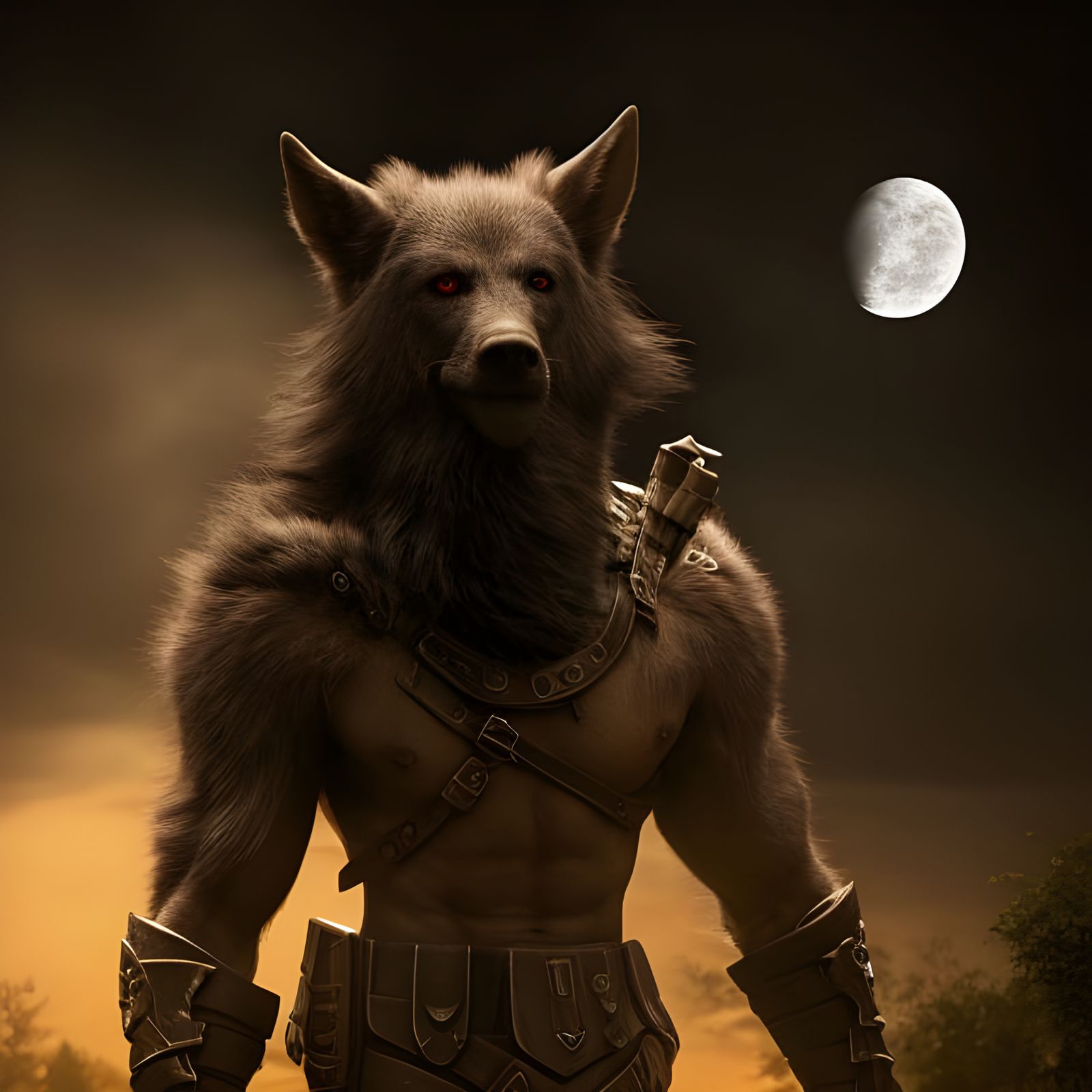 Wolf Man 🐺  by @OakenVessel