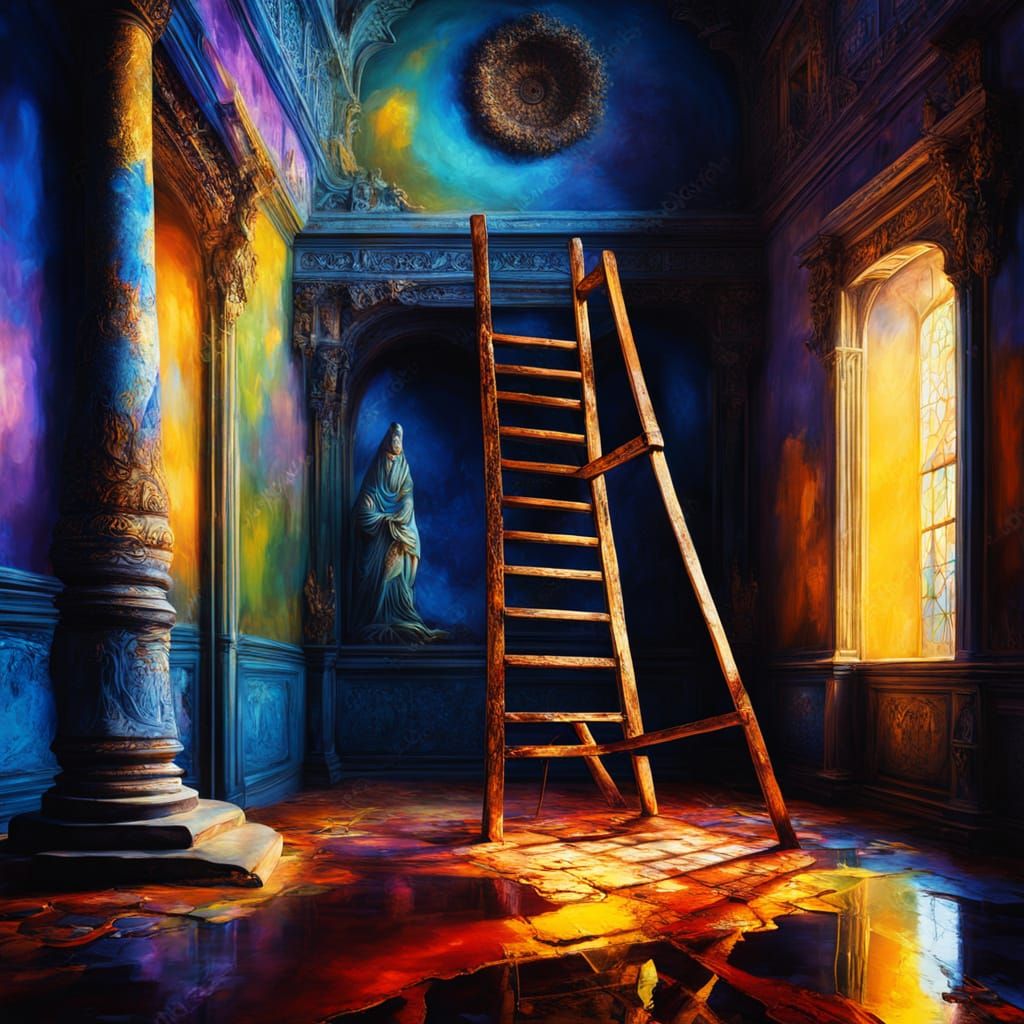 Buddhist Precepts Ladder Ascends to Hall of Wisdom in Dreaml...