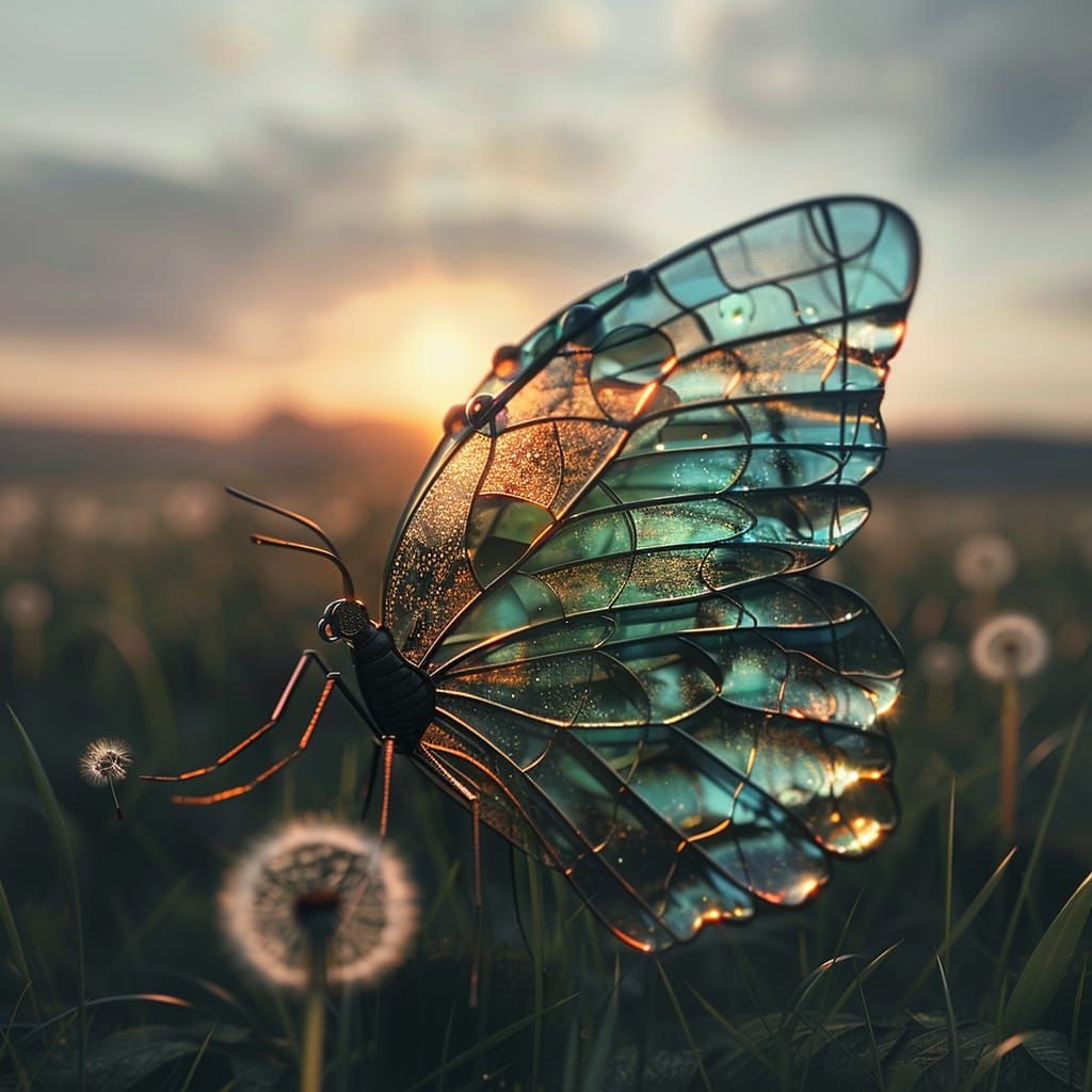 Glassigami Butterfly