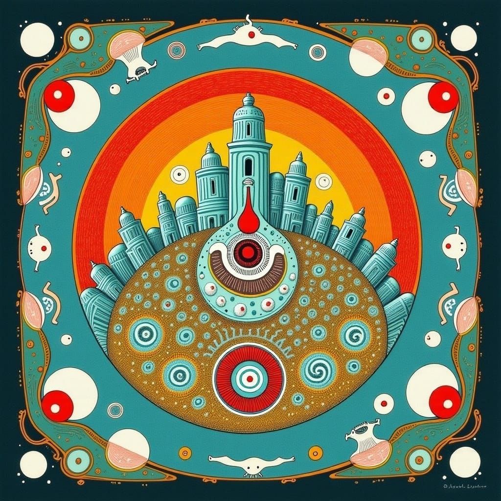 "By peter mohrbacher, fred tomaselli, victo ngai, roger dean...
