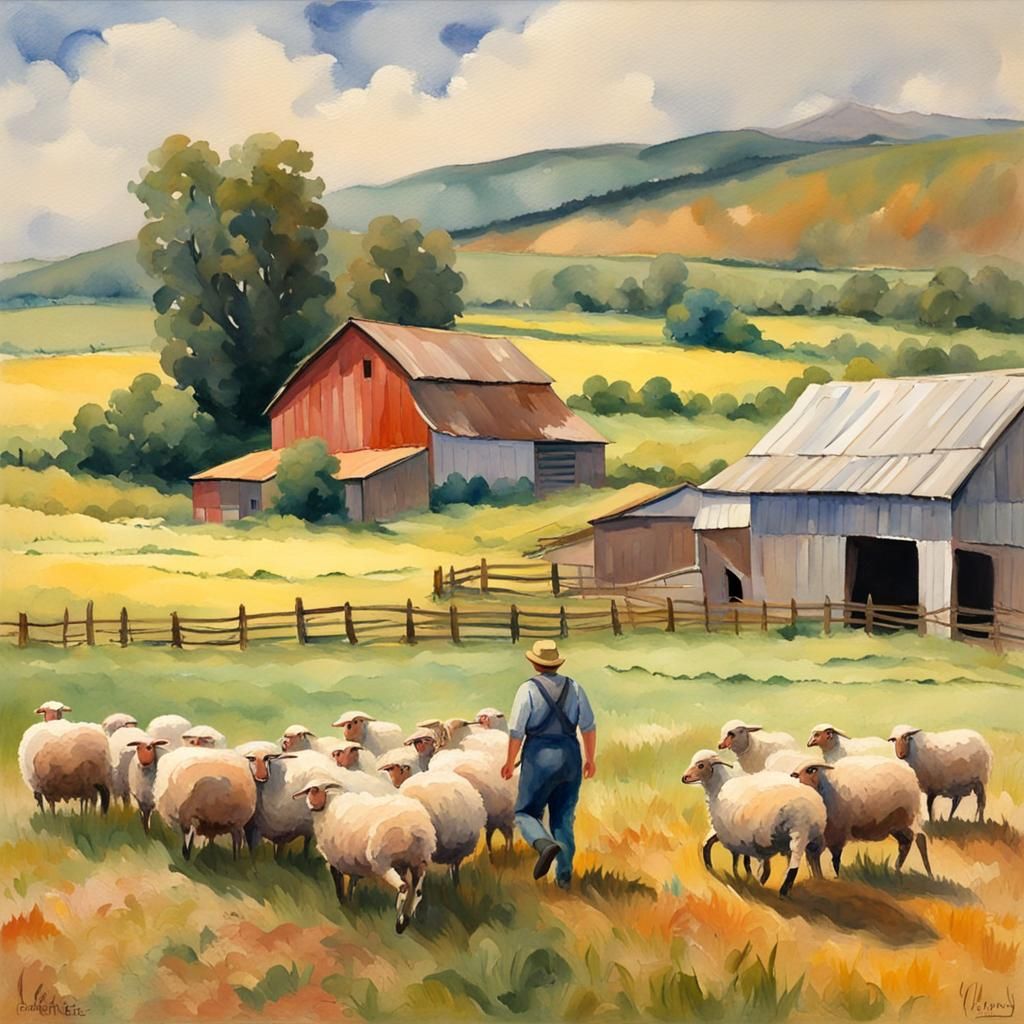 Farm life  by @JuniperX