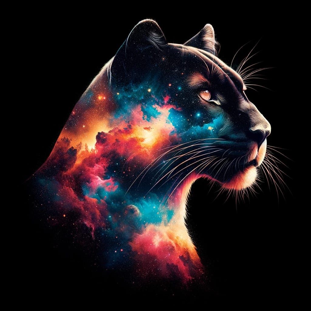 Panther of The Galaxy - AI Generated Artwork - NightCafe Creator