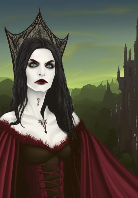 Vampire Countess - AI Generated Artwork - NightCafe Creator