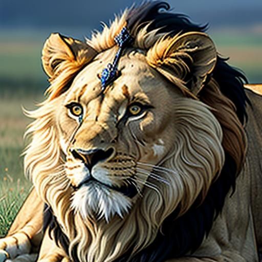 lions are often seen as symbols of royalty.