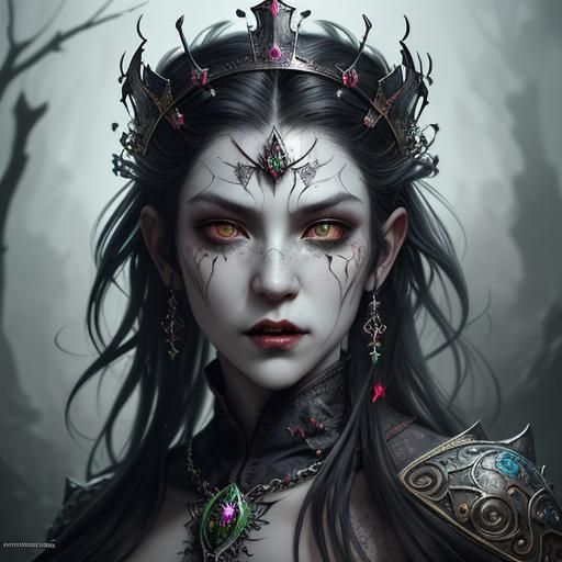 Dark Queen - AI Generated Artwork - NightCafe Creator