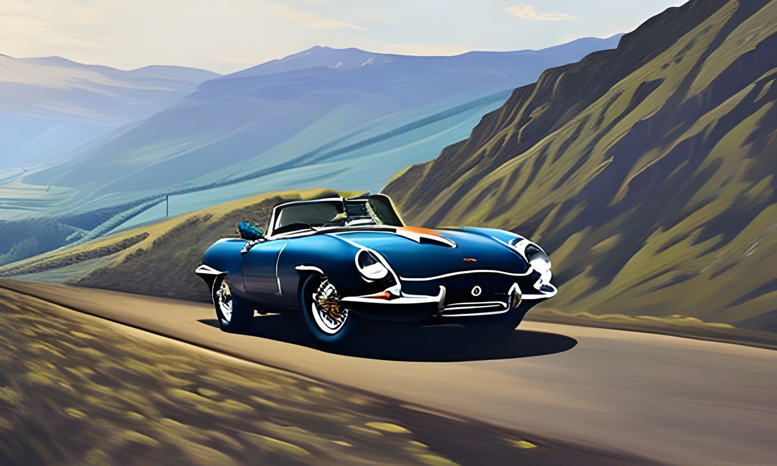 Italian Roads. Classic E-Type. Perfection.    by @Axaliaa